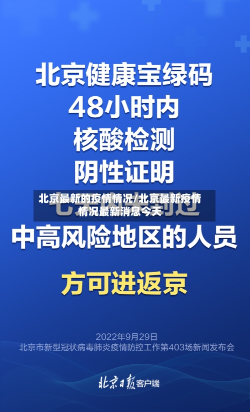北京最新的疫情情况/北京最新疫情情况最新消息今天-第2张图片