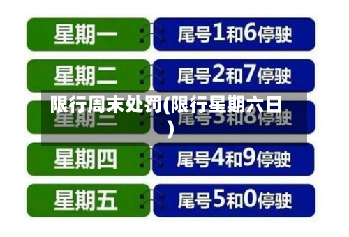 限行周末处罚(限行星期六日)-第2张图片