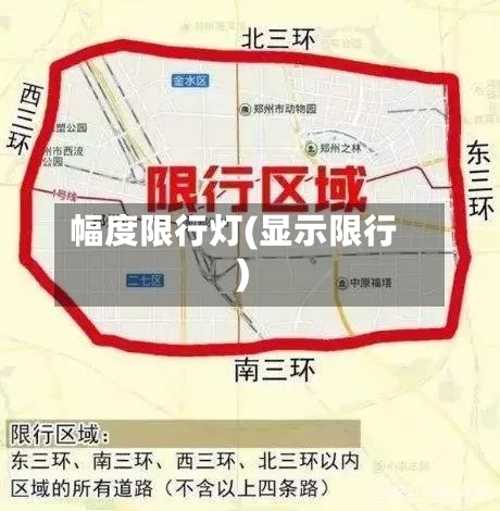 幅度限行灯(显示限行)