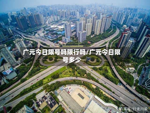 广元今日限号吗限行吗/广元今日限号多少-第3张图片