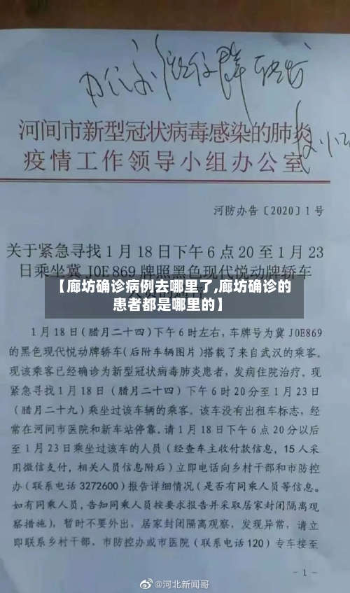 【廊坊确诊病例去哪里了,廊坊确诊的患者都是哪里的】