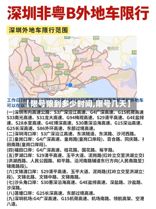 【限号限到多少时间,限号几天】