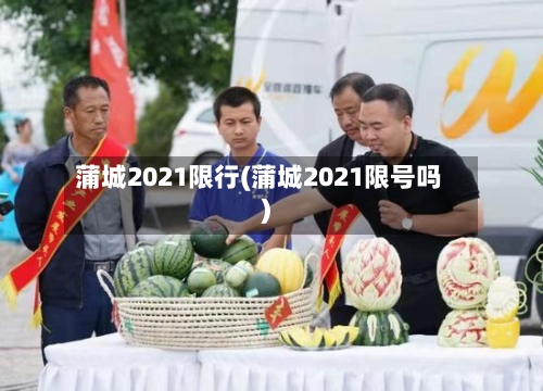 蒲城2021限行(蒲城2021限号吗)-第3张图片