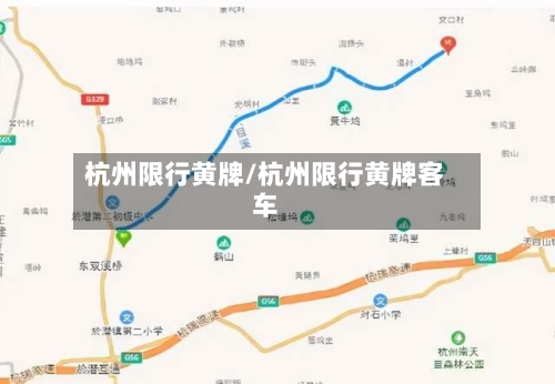 杭州限行黄牌/杭州限行黄牌客车-第3张图片