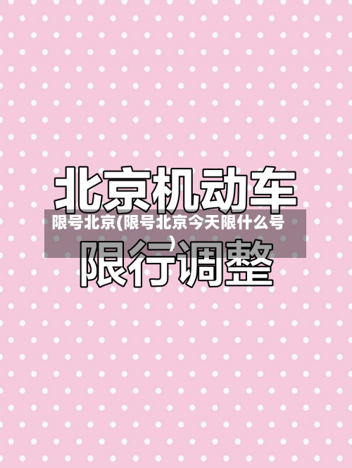 限号北京(限号北京今天限什么号)