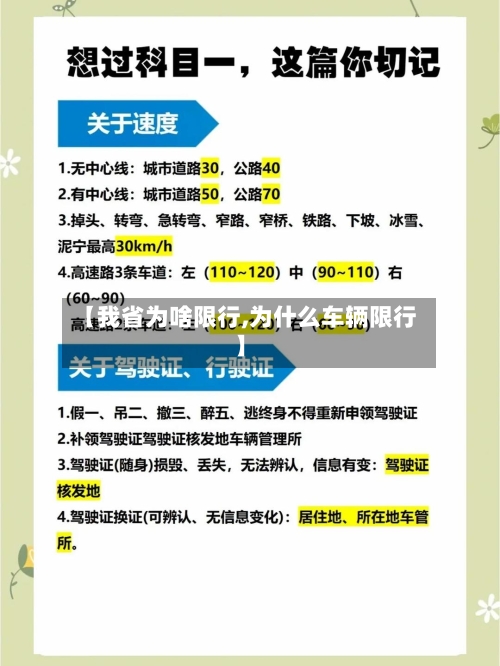 【我省为啥限行,为什么车辆限行】-第2张图片