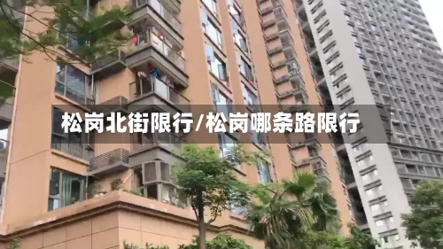 松岗北街限行/松岗哪条路限行-第2张图片