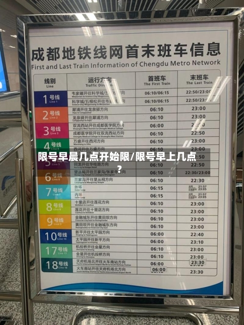 限号早晨几点开始限/限号早上几点?-第3张图片