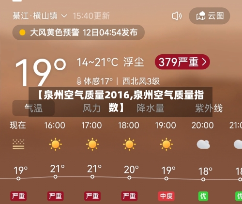 【泉州空气质量2016,泉州空气质量指数】