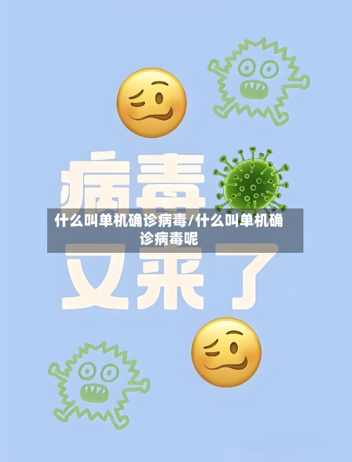 什么叫单机确诊病毒/什么叫单机确诊病毒呢