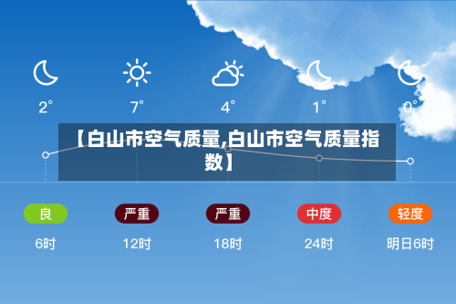 【白山市空气质量,白山市空气质量指数】