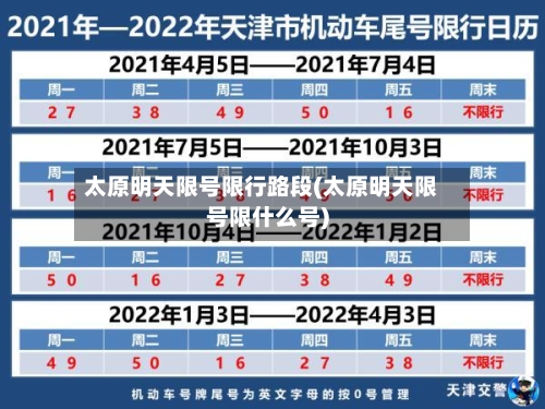 太原明天限号限行路段(太原明天限号限什么号)