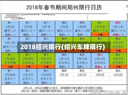 2018绍兴限行(绍兴车牌限行)-第2张图片