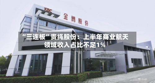 “三连板	”贵绳股份：上半年商业航天领域收入占比不足1%-第3张图片