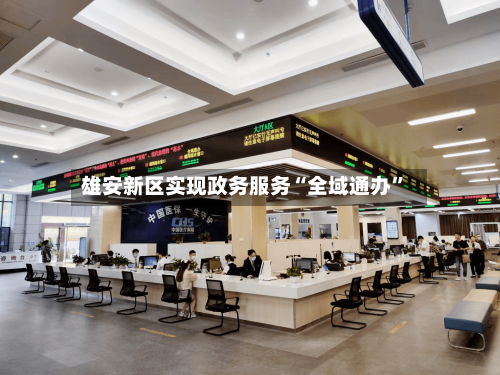 雄安新区实现政务服务“全域通办	”-第2张图片