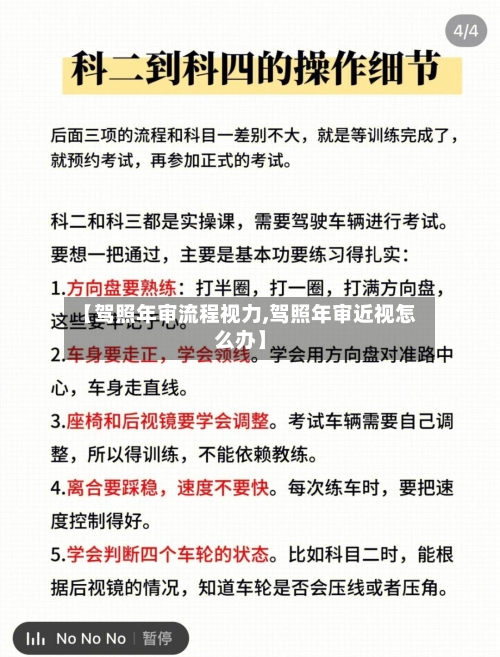 【驾照年审流程视力,驾照年审近视怎么办】-第2张图片