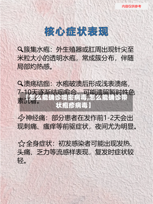 【怎么能确诊噢密病毒,怎么能确诊带状疱疹病毒】-第3张图片