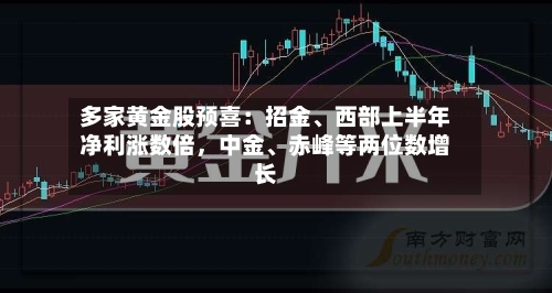 多家黄金股预喜：招金、西部上半年净利涨数倍，中金、赤峰等两位数增长