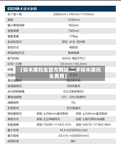 【铃木摩托车官方网站,二手铃木摩托车费用】-第2张图片