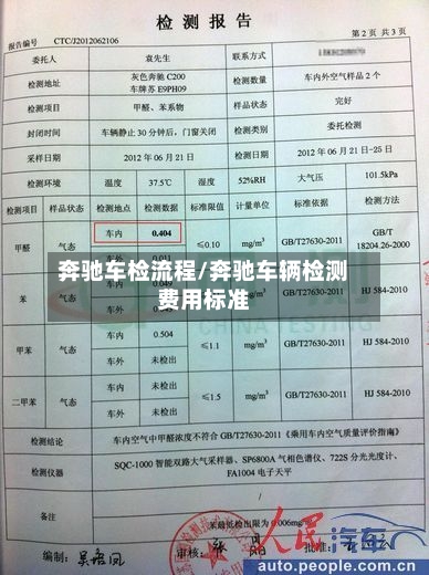 奔驰车检流程/奔驰车辆检测费用标准