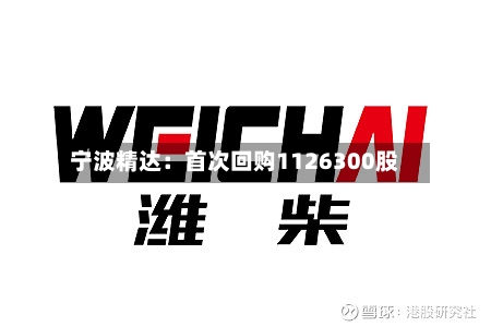 宁波精达：首次回购1126300股