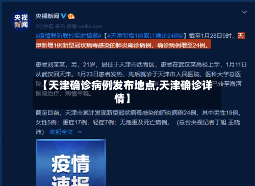 【天津确诊病例发布地点,天津确诊详情】