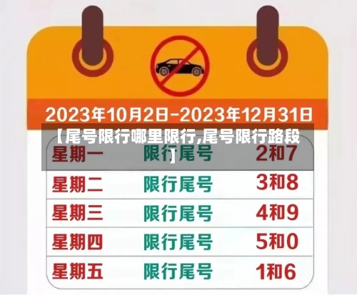 【尾号限行哪里限行,尾号限行路段】-第2张图片