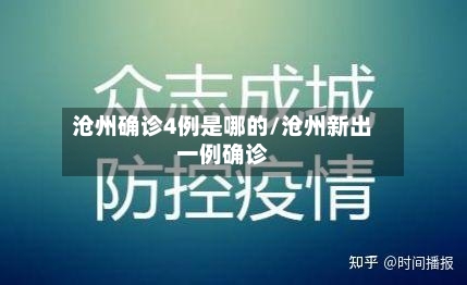 沧州确诊4例是哪的/沧州新出一例确诊-第3张图片