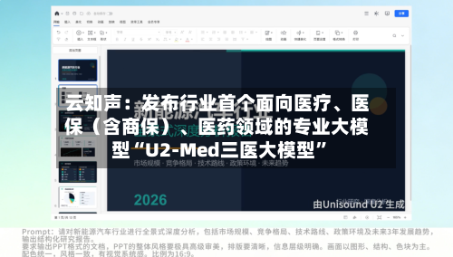 云知声：发布行业首个面向医疗、医保（含商保）	、医药领域的专业大模型“U2-Med三医大模型	”-第3张图片