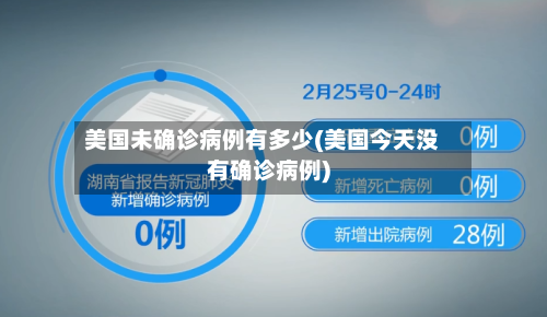 美国未确诊病例有多少(美国今天没有确诊病例)