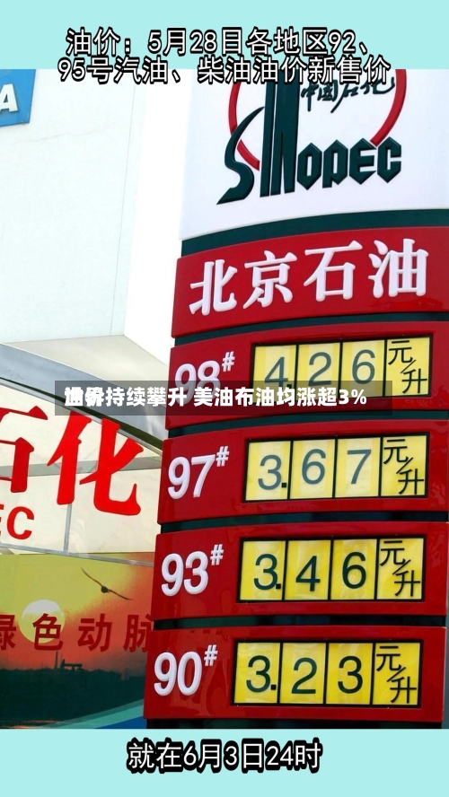 世界油价持续攀升 美油布油均涨超3%-第1张图片