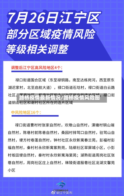 路桥疫情最新情况/路桥疫情风险图-第3张图片