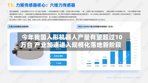 今年我国人形机器人产量有望超过10万台 产业加速进入规模化落地新阶段