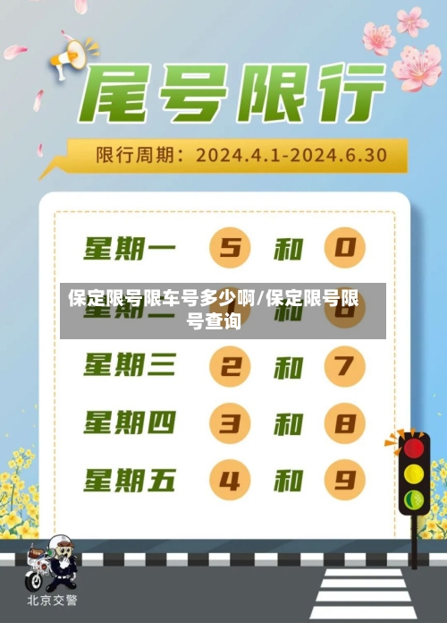 保定限号限车号多少啊/保定限号限号查询-第2张图片