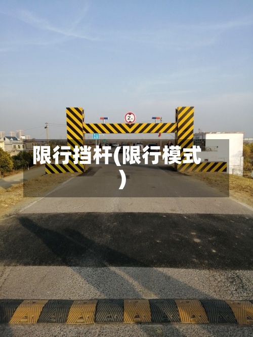 限行挡杆(限行模式)