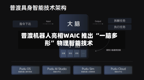 普渡机器人亮相WAIC 推出 “一脑多形” 物理智能技术-第3张图片