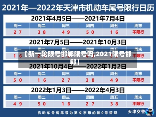 【新一轮限号邯郸限号吗,2021限号邯郸】