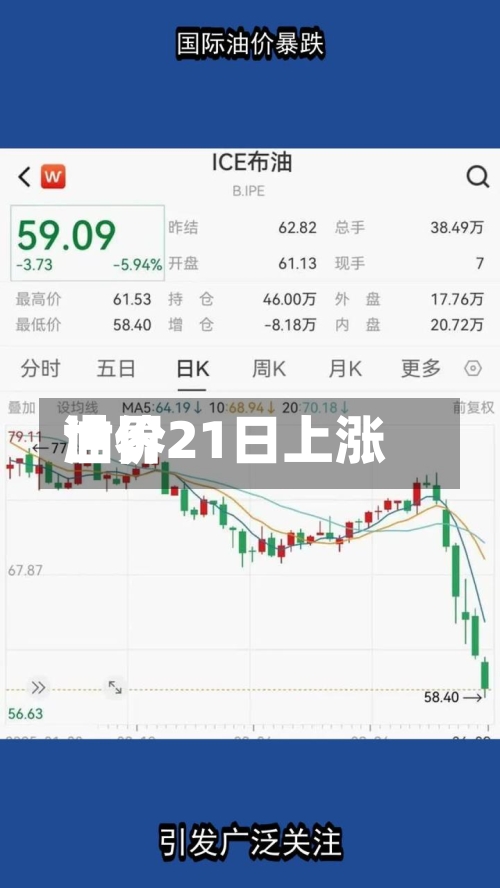 世界油价21日上涨