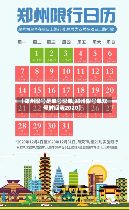 【郑州限号是单号限单,郑州限号单双号时间表2020】