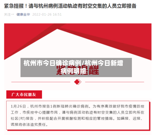 杭州市今日确诊病例/杭州今日新增病例明细-第2张图片