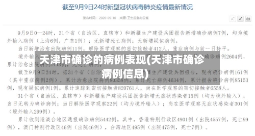 天津市确诊的病例表现(天津市确诊病例信息)-第2张图片
