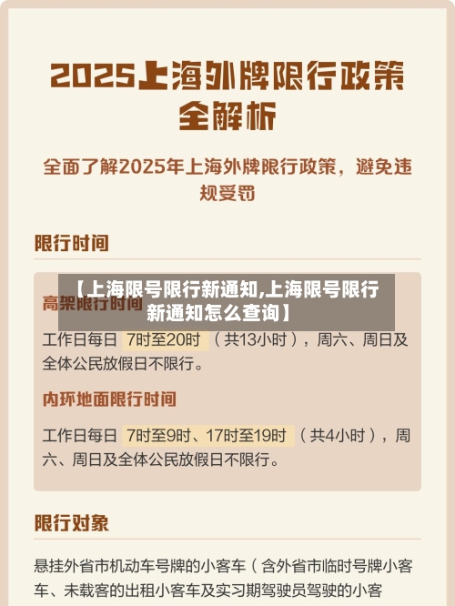 【上海限号限行新通知,上海限号限行新通知怎么查询】-第2张图片