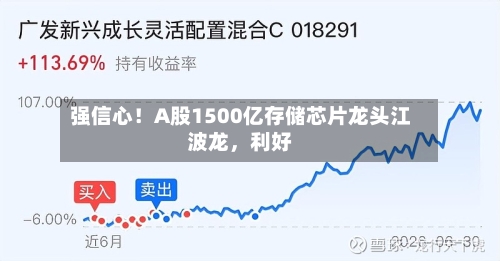 强信心！A股1500亿存储芯片龙头江波龙，利好-第3张图片