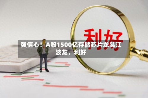 强信心！A股1500亿存储芯片龙头江波龙	，利好-第2张图片