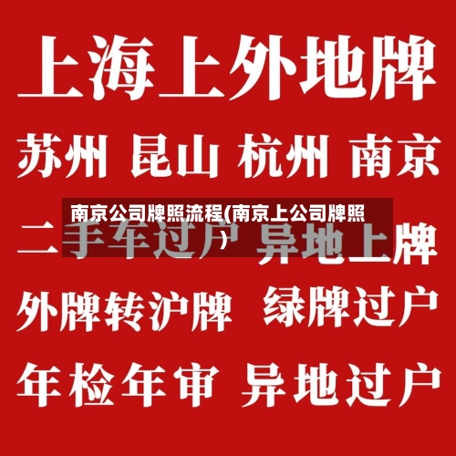 南京公司牌照流程(南京上公司牌照)-第2张图片