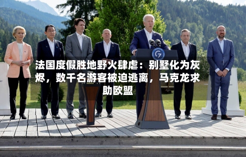 法国度假胜地野火肆虐：别墅化为灰烬	，数千名游客被迫逃离，马克龙求助欧盟-第3张图片