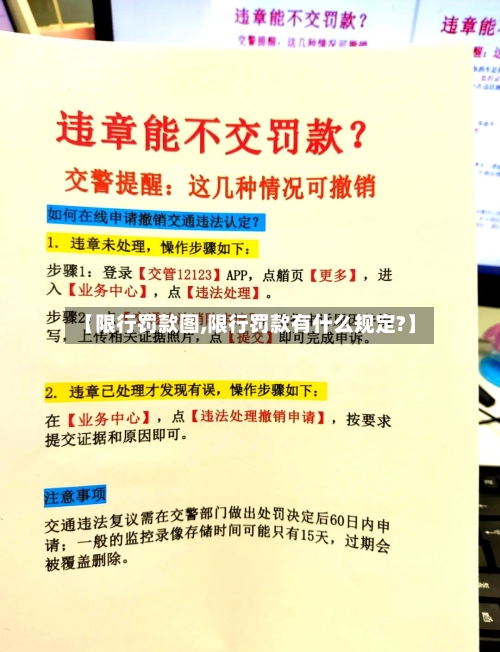 【限行罚款图,限行罚款有什么规定?】