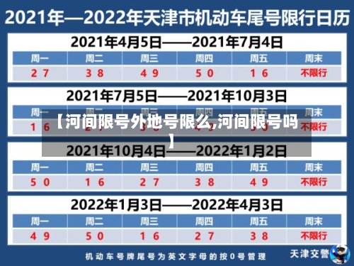 【河间限号外地号限么,河间限号吗】-第3张图片