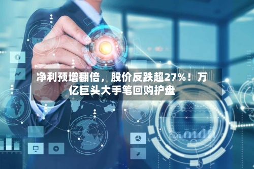 净利预增翻倍，股价反跌超27%！万亿巨头大手笔回购护盘-第2张图片