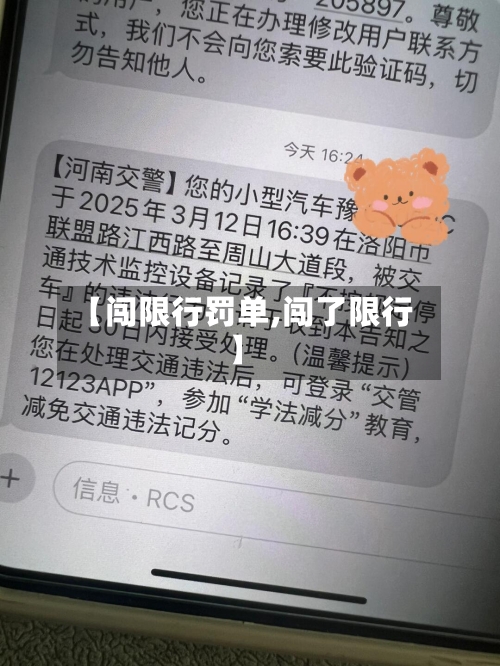 【闯限行罚单,闯了限行】-第2张图片